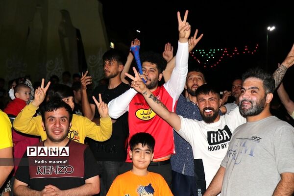 شور و شوق مردم نسیم‌شهر بعد از برد تیم پرسپولیس در لیگ برتر ایران