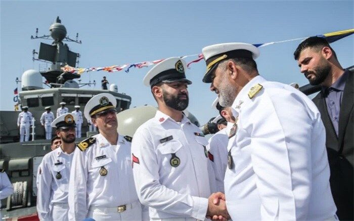 استقبال فرمانده نیروی دریایی ارتش از ناوگروه ۸۶