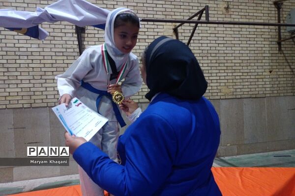 برگزاری مسابقات قهرمانی تکواندو دختران شهر شیراز
