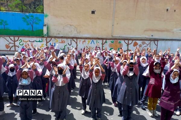 مراسم روز دختر و ولادت حضرت معصومه(س) در دبستان پروین اعتصامی رودهن
