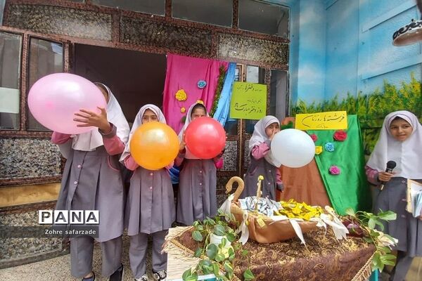 مراسم روز دختر و ولادت حضرت معصومه(س) در دبستان پروین اعتصامی رودهن