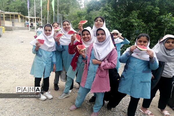 اردوی تفریحی دانش‌آموزان دبستان شاهد شهرستان ابرکوه