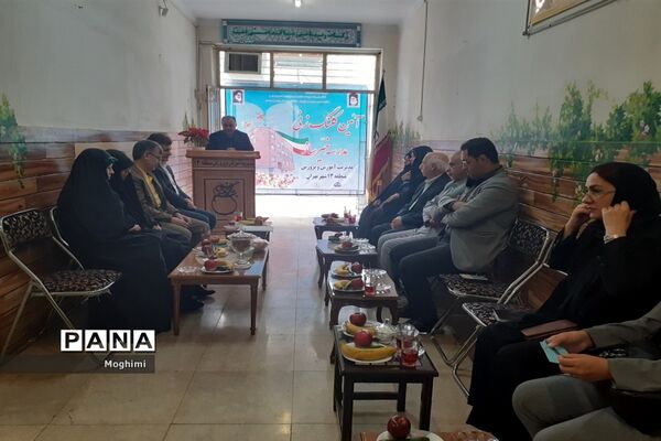 مراسم کلنگ‌زنی دبستان خیرساز شهید مفتح منطقه ۱۳