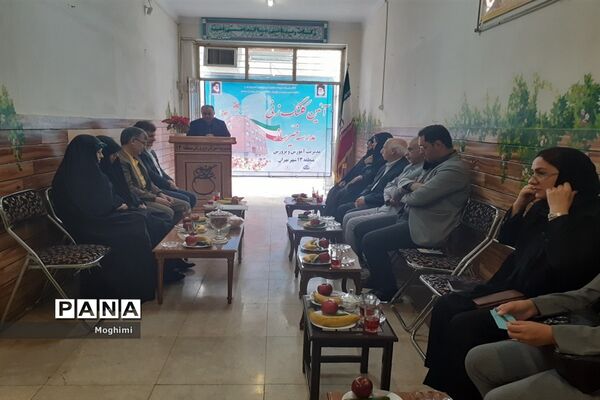 مراسم کلنگ‌زنی دبستان خیرساز شهید مفتح منطقه ۱۳