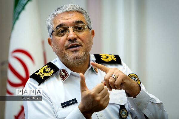 بازدید جانشین رئیس پلیس راهور از خبرگزاری پانا