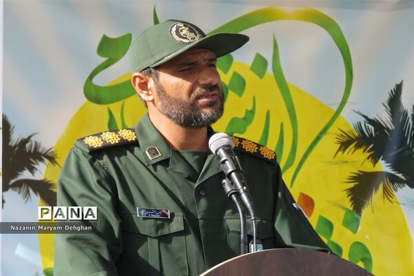 صبحگاه مشترک نیروهای نظامی و انتظامی شهرستان خاتم همزمان با سالروز آزادسازی خرمشهر