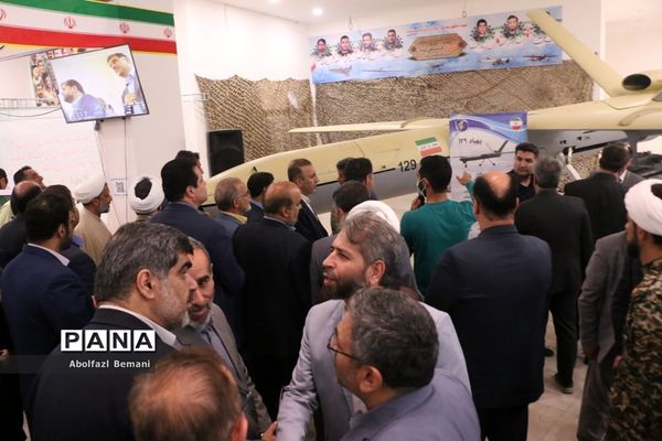 بازدید مدیران دستگاه‌های اجرایی قم از نمایشگاه توانمندی‌های هوافضا
