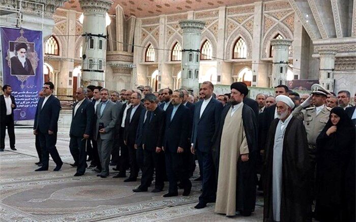 تجدید میثاق مقامات وزارت خارجه و سفرای ایران در خارج از کشور با آرمان های بنیانگذار انقلاب