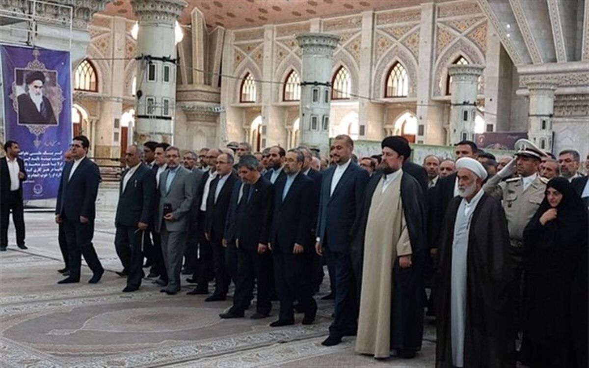 تجدید میثاق مقامات وزارت خارجه و سفرای ایران در خارج از کشور با آرمان های بنیانگذار انقلاب