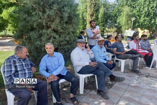 مراسم سوم خرداد، سالروز فتح خرمشهر در جوار شهید گمنام شهر فیض‌آباد