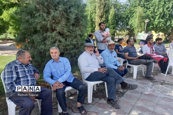 مراسم سوم خرداد، سالروز فتح خرمشهر در جوار شهید گمنام شهر فیض‌آباد