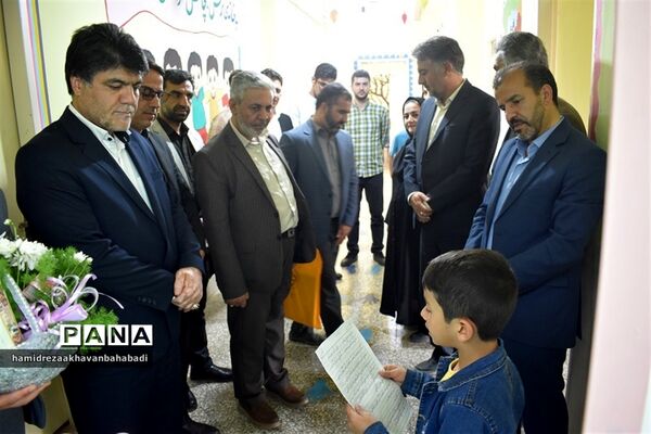 افتتاح اتاق تربیت‌بدنی شهید ابراهیم هادی آموزشگاه حکیم ملا عبدالله بهاباد