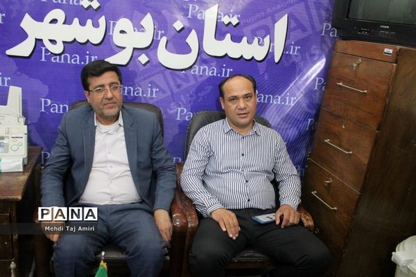 تجلیل از مسئول خبرگزاری پانا استان بوشهر