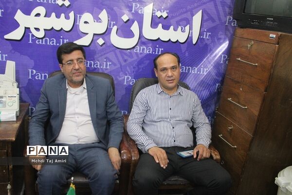 تجلیل از مسئول خبرگزاری پانا استان بوشهر