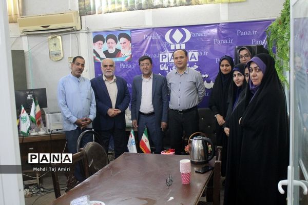 تجلیل از مسئول خبرگزاری پانا استان بوشهر