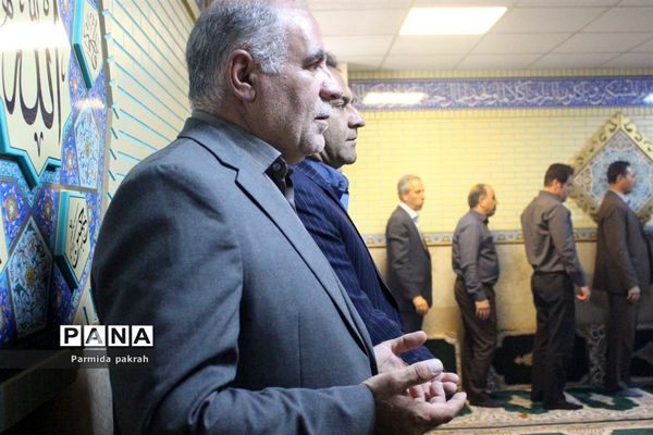 حضور خادمان حرم مطهر رضوی (ع) در اداره کل آموزش و پرورش کرمانشاه