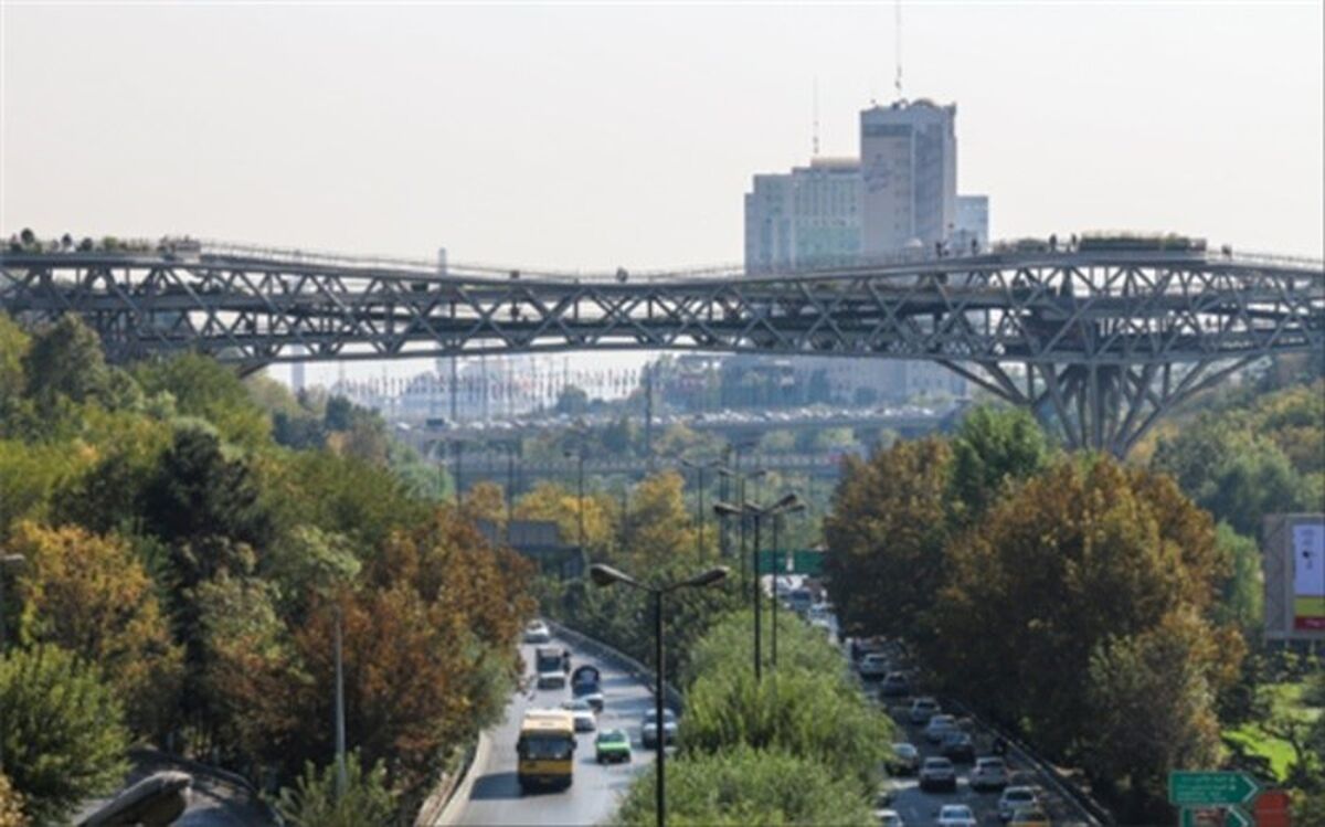 پل طبیعت نارنجی می‌شود