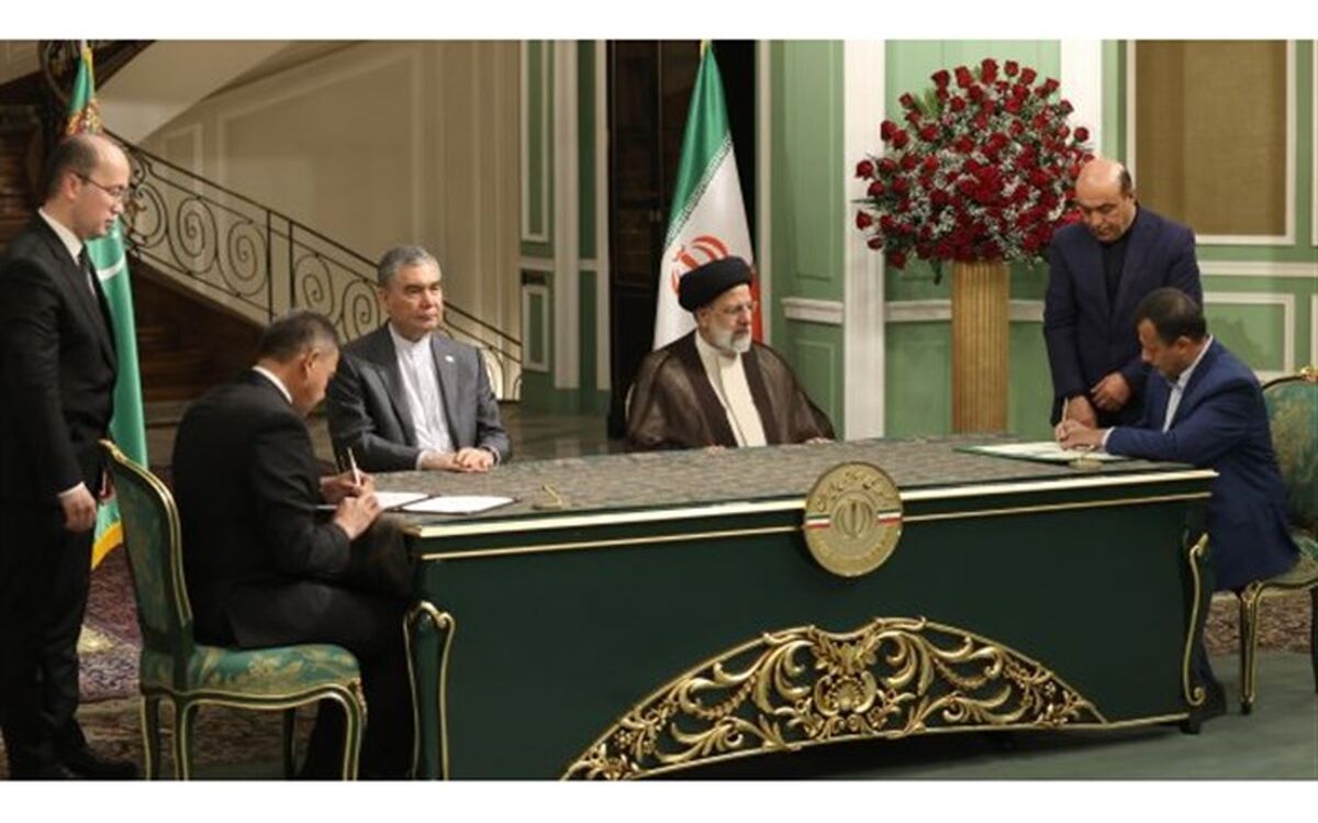 امضای 5 سند همکاری میان تهران و عشق‌آباد