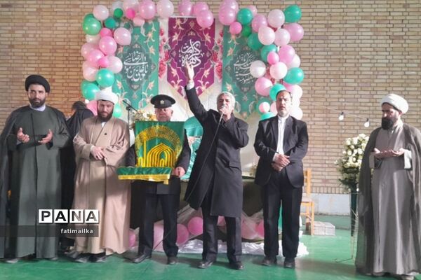 جشن بزرگ دهه کرامت در سالن ورزشی الزهرا شهرستان فیروزکوه