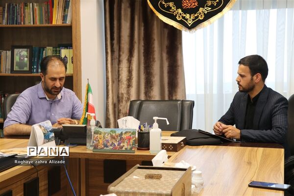 بازدید معاون پرورشی و فرهنگی ادره کل آموزش و پرورش خراسان  از خبرگزاری رضوی