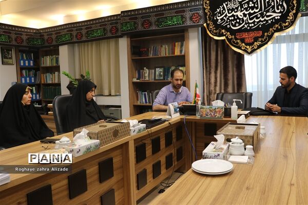 بازدید معاون پرورشی و فرهنگی ادره کل آموزش و پرورش خراسان  از خبرگزاری رضوی