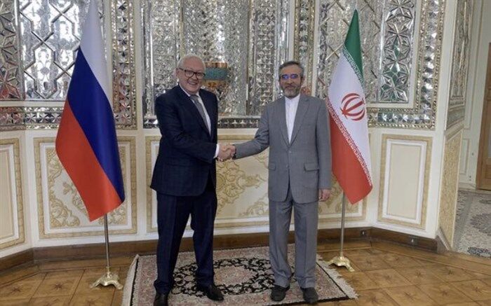 دیدار ریابکوف و علی باقری در تهران