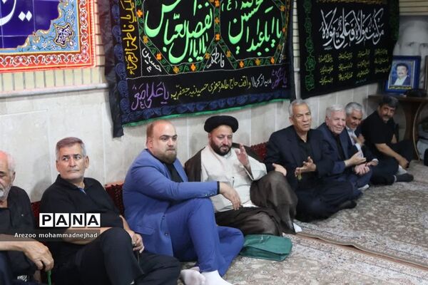 مراسم عزاداری دهه سوم محرم در حسینیه جعفری قرچک