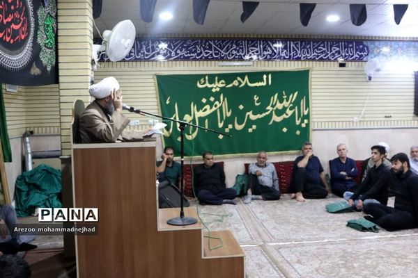 مراسم عزاداری دهه سوم محرم در حسینیه جعفری قرچک