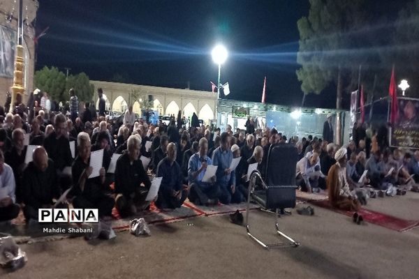 حضور هیات مذهبی شهر فرح دشت در امامزاده سید محمد کاشمر