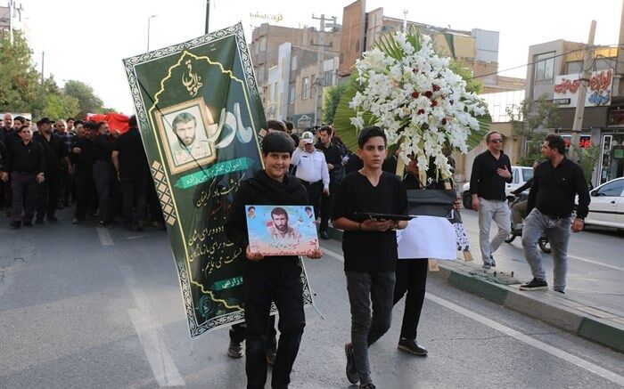 پیکر مادر شهید «حاجی زاده» در قم تشییع و خاکسپاری شد