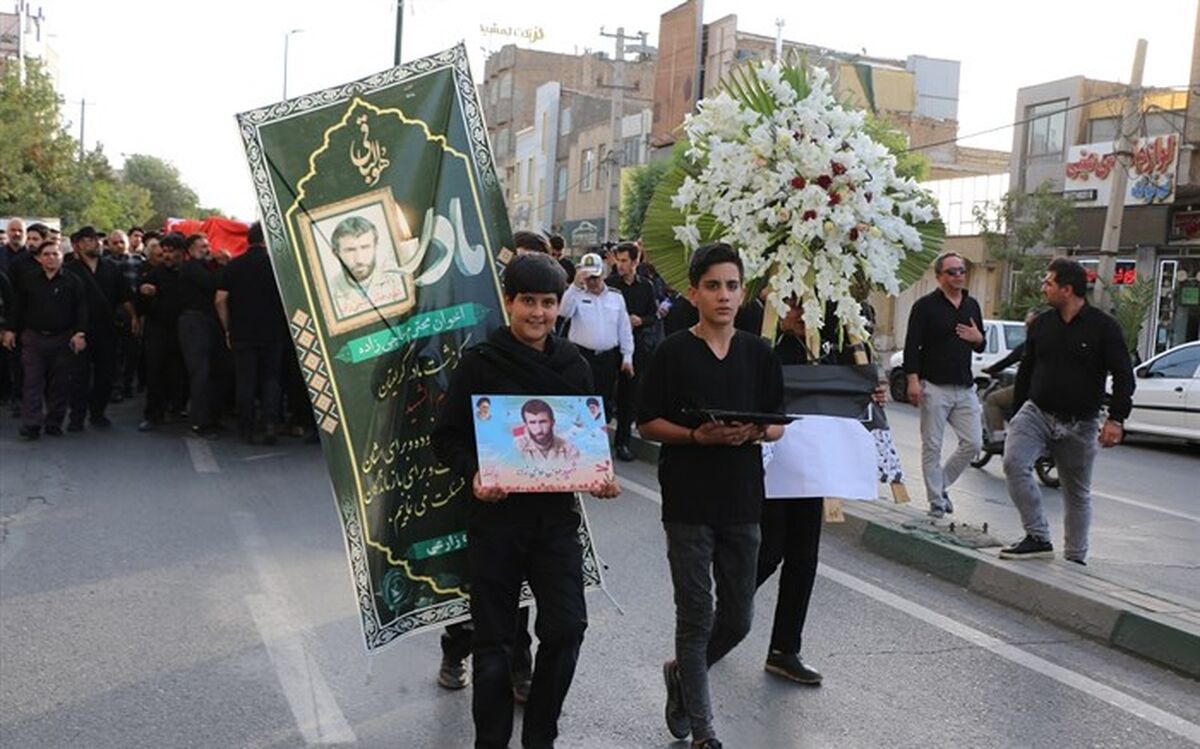پیکر مادر شهید «حاجی زاده» در قم تشییع و خاکسپاری شد