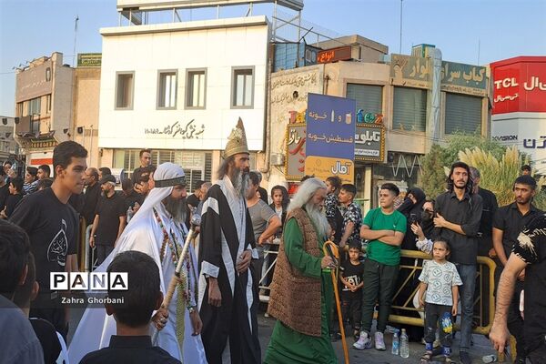 کاروان نمادین «اسرای کربلا» هیات دخیل العباس