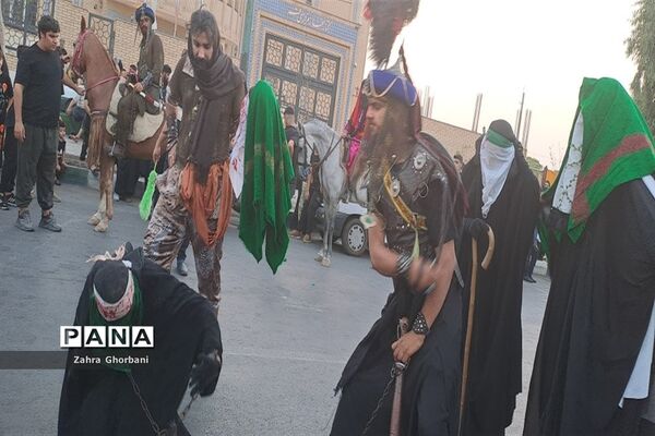 کاروان نمادین «اسرای کربلا» هیات دخیل العباس