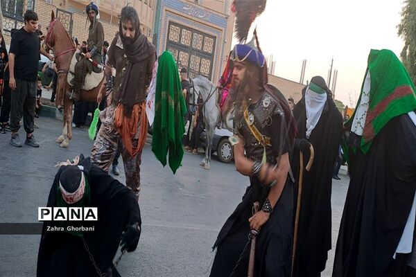کاروان نمادین «اسرای کربلا» هیات دخیل العباس