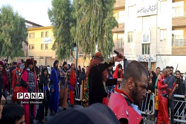 کاروان نمادین «اسرای کربلا» هیات دخیل العباس