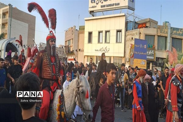 کاروان نمادین «اسرای کربلا» هیات دخیل العباس