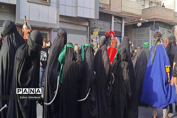 کاروان نمادین «اسرای کربلا» هیات دخیل العباس