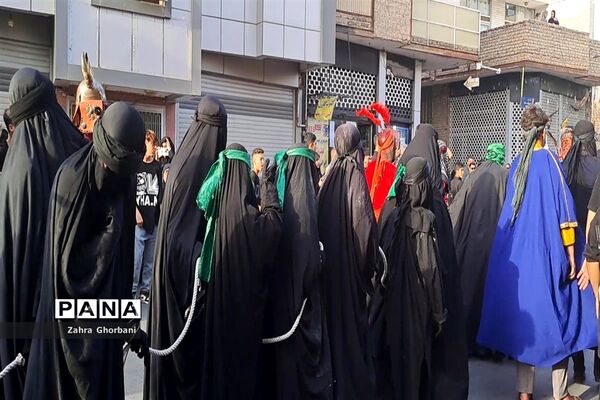 کاروان نمادین «اسرای کربلا» هیات دخیل العباس
