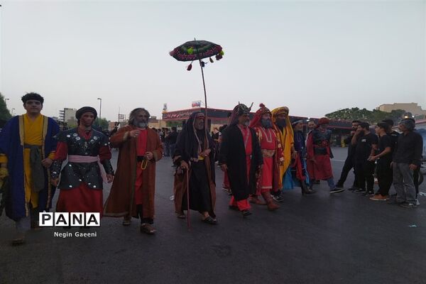 کاروان نمادین «اسرای کربلا» هیات دخیل العباس