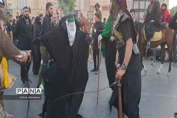 کاروان نمادین «اسرای کربلا» هیات دخیل العباس