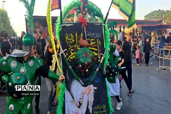 کاروان نمادین «اسرای کربلا» هیات دخیل العباس