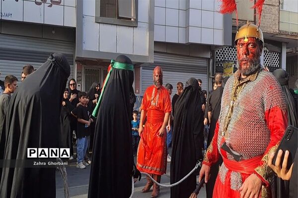 کاروان نمادین «اسرای کربلا» هیات دخیل العباس