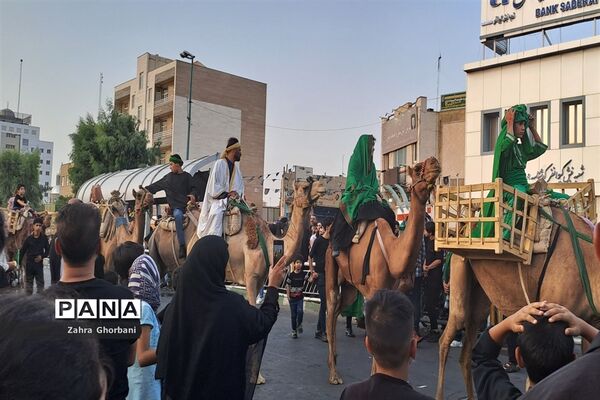 کاروان نمادین «اسرای کربلا» هیات دخیل العباس