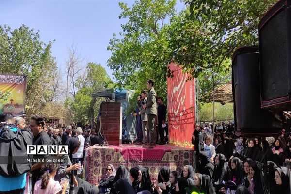 برگزاری مراسم شبیه‌خوانی در روستای عبدالله‌آباد نیشابور