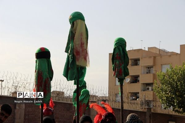 حرکت نمادین کاروان اسرای کربلا در اسلامشهر