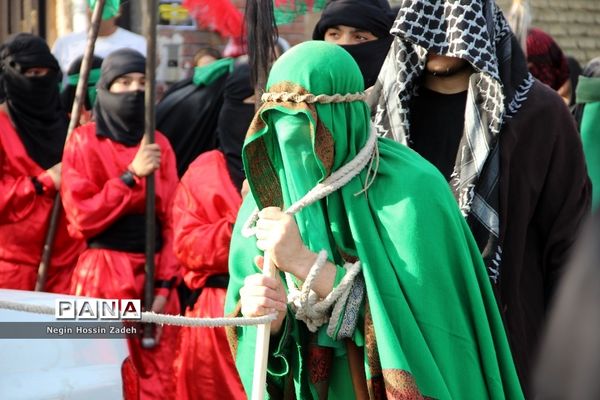 حرکت نمادین کاروان اسرای کربلا در اسلامشهر