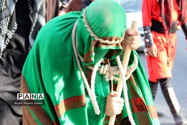 حرکت نمادین کاروان اسرای کربلا در اسلامشهر