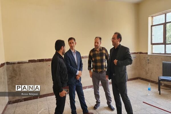 رنگ‌آمیزی مدارس ناحیه یک بهارستان با طعم کارورزی هنرستانی