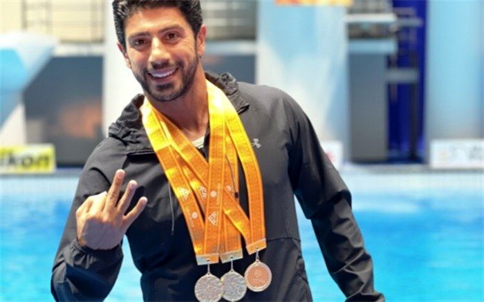 کولاک میرابیان در مسابقات جهانی شیرجه با کسب سه نشان طلا