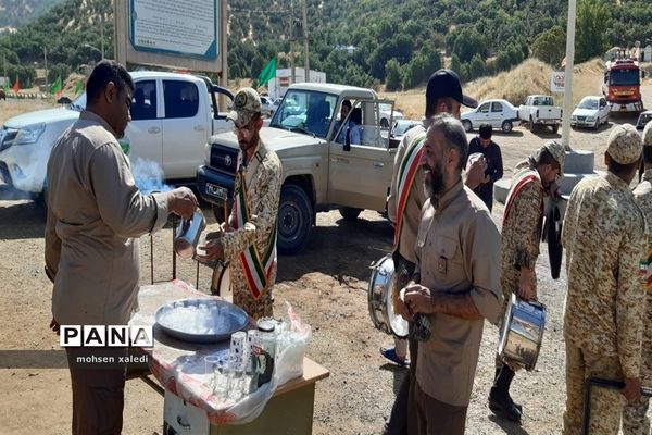 آیین افتتاحیه اردوهای راهیان نور دانش‌آموزی مناطق عملیاتی غرب و شمال غرب کشور